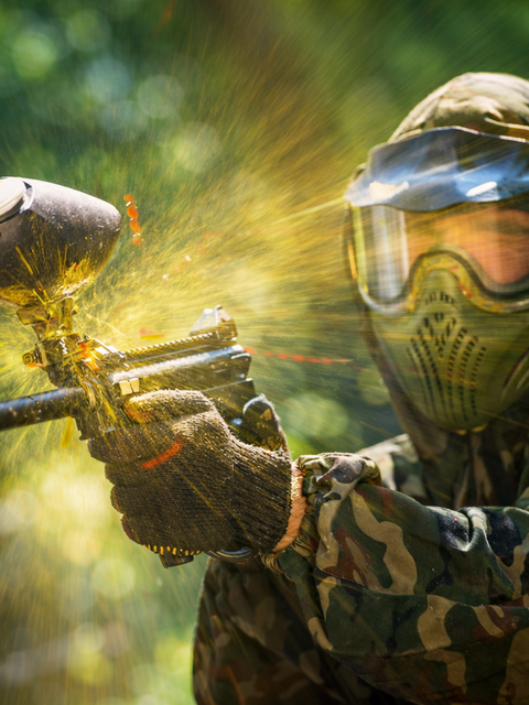 Strategic combat in the great outdoors - Paintball / Gelly Ball / Archery Tag